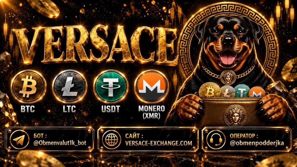 VERSACE Exchange — BTC, LTC, USDT, Monero